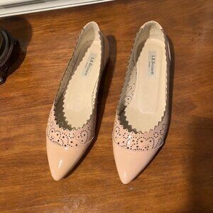 LK Bennett Patent Leather Colorblock Pattern Flats - Size: 8 | US8, IT38